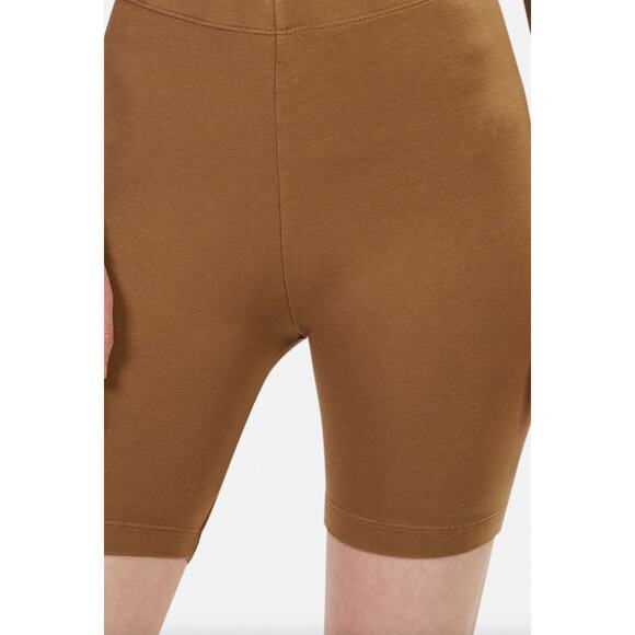 Cotton Citizen Milan Biker Short Olive Green Small Cotton Terry Stretchy Cozy - Picture 8 of 9